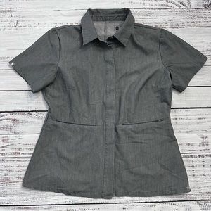 Figs Scrub Top Graphite